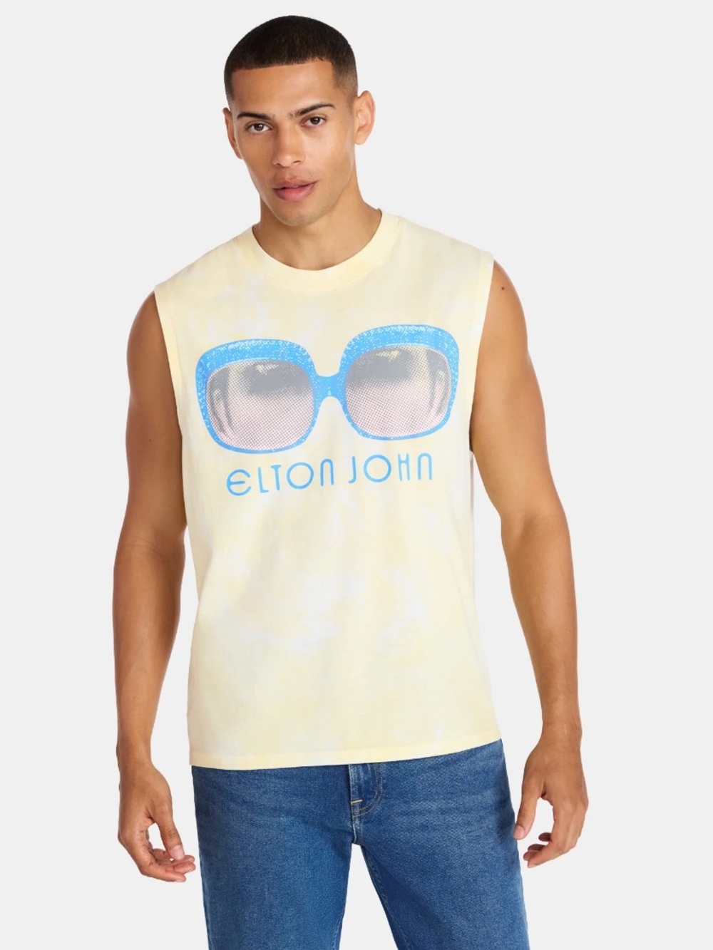 Elton John Graphic Pride Muscle Tank Top